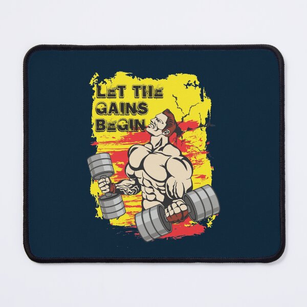 Item preview, Let the gains begin - Crazy gains - Nothing beats the feeling of power that weightlifting, powerlifting and strength training it gives us! A beautiful vintage design representing body positivity! designed and sold by crazycollective.