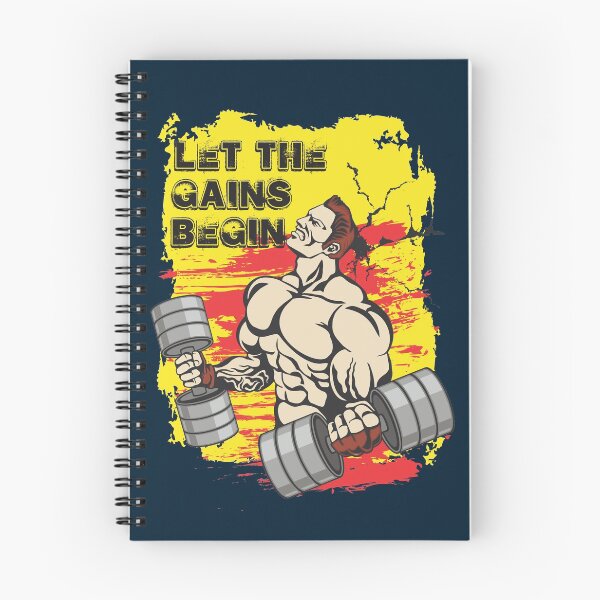 Item preview, Let the gains begin - Crazy gains - Nothing beats the feeling of power that weightlifting, powerlifting and strength training it gives us! A beautiful vintage design representing body positivity! designed and sold by crazycollective.
