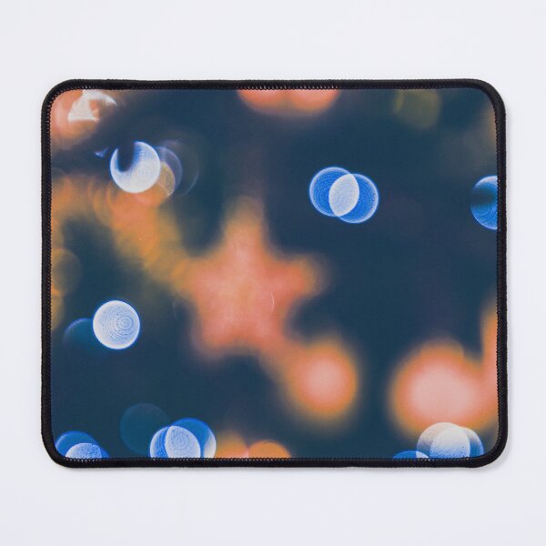 Item preview, Background of christmas lights in orange and blue designed and sold by Photopat.