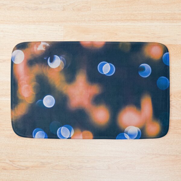 Item preview, Background of christmas lights in orange and blue designed and sold by Photopat.