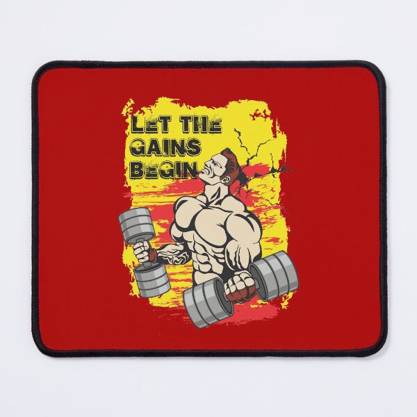 Item preview, Let the gains begin - Crazy gains - Nothing beats the feeling of power that weightlifting, powerlifting and strength training it gives us! A beautiful vintage design representing body positivity! designed and sold by crazycollective.