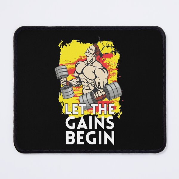 Item preview, Let the gains begin - Crazy gains - Nothing beats the feeling of power that weightlifting, powerlifting and strength training it gives us! A beautiful vintage design representing body positivity! designed and sold by crazycollective.
