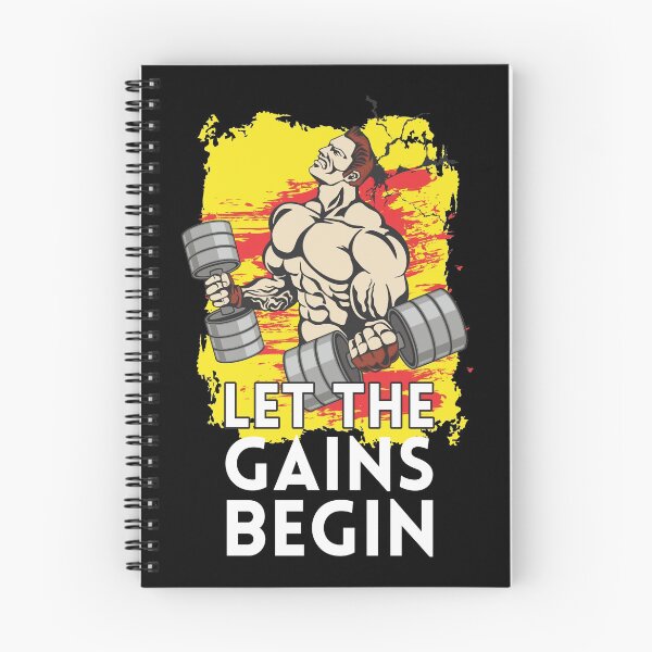 Item preview, Let the gains begin - Crazy gains - Nothing beats the feeling of power that weightlifting, powerlifting and strength training it gives us! A beautiful vintage design representing body positivity! designed and sold by crazycollective.
