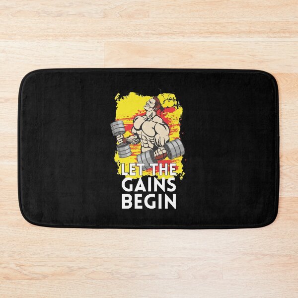 Item preview, Let the gains begin - Crazy gains - Nothing beats the feeling of power that weightlifting, powerlifting and strength training it gives us! A beautiful vintage design representing body positivity! designed and sold by crazycollective.