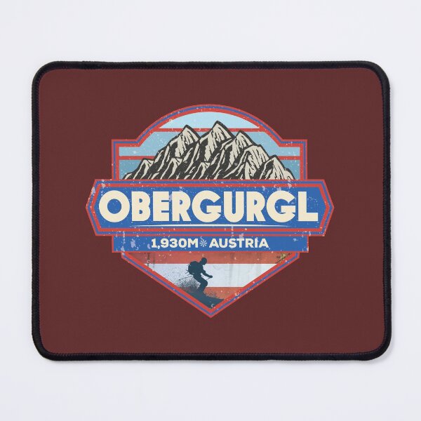 Item preview, Obergurgl Ski Austria Skiing Alps Sticker T-Shirt 03 designed and sold by OuterShellUK.