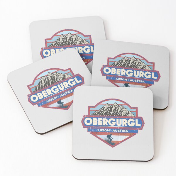 Item preview, Obergurgl Ski Austria Skiing Alps Sticker T-Shirt 03 designed and sold by OuterShellUK.
