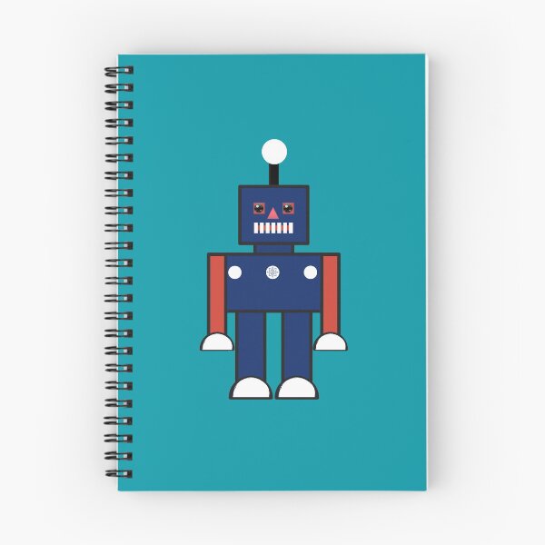 Item preview, Animated cartoon robot pattern designed and sold by LukjanovArt.