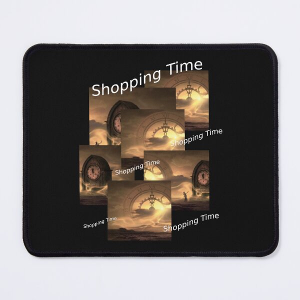 Item preview, SHOPPING TIME, HAPPY SHOPPER, SHOPPING TIME GIFT, ABSTRACT ART, TIME PIECE, designed and sold by R B Chrystal.