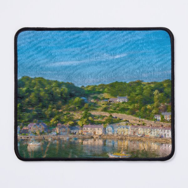 Item preview, Fishguard Lower town Art print Pembrokeshire designed and sold by Debra Angel.
