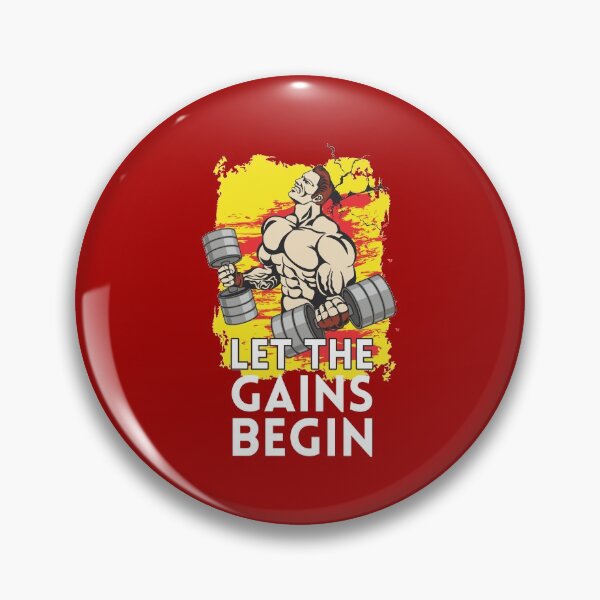 Item preview, Let the gains begin - Crazy gains - Nothing beats the feeling of power that weightlifting, powerlifting and strength training it gives us! A beautiful vintage design representing body positivity! designed and sold by crazycollective.