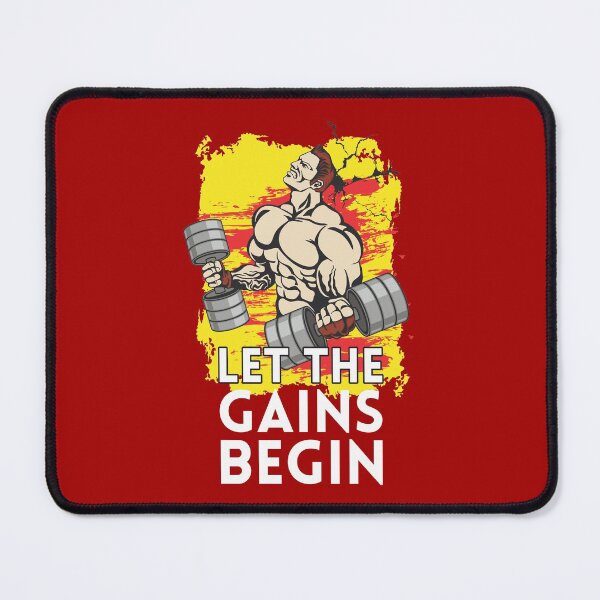 Item preview, Let the gains begin - Crazy gains - Nothing beats the feeling of power that weightlifting, powerlifting and strength training it gives us! A beautiful vintage design representing body positivity! designed and sold by crazycollective.