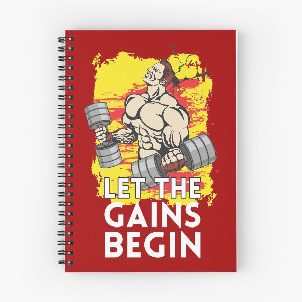 Item preview, Let the gains begin - Crazy gains - Nothing beats the feeling of power that weightlifting, powerlifting and strength training it gives us! A beautiful vintage design representing body positivity! designed and sold by crazycollective.