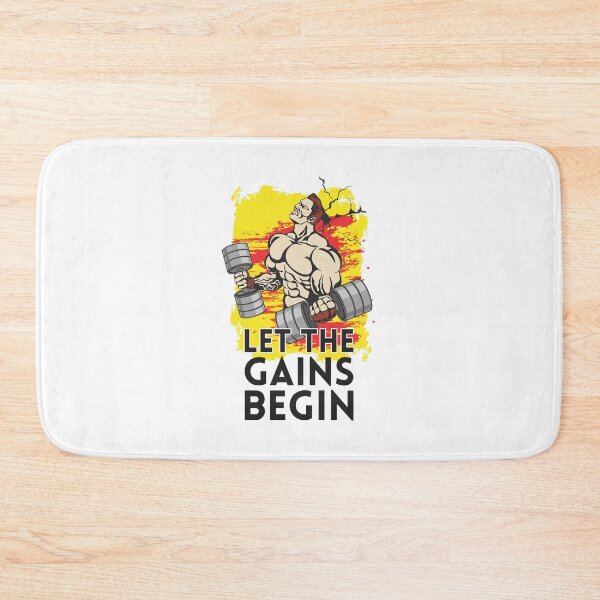 Item preview, Let the gains begin - Crazy gains - Nothing beats the feeling of power that weightlifting, powerlifting and strength training it gives us! A beautiful vintage design representing body positivity! designed and sold by crazycollective.