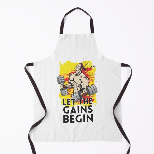 Item preview, Let the gains begin - Crazy gains - Nothing beats the feeling of power that weightlifting, powerlifting and strength training it gives us! A beautiful vintage design representing body positivity! designed and sold by crazycollective.