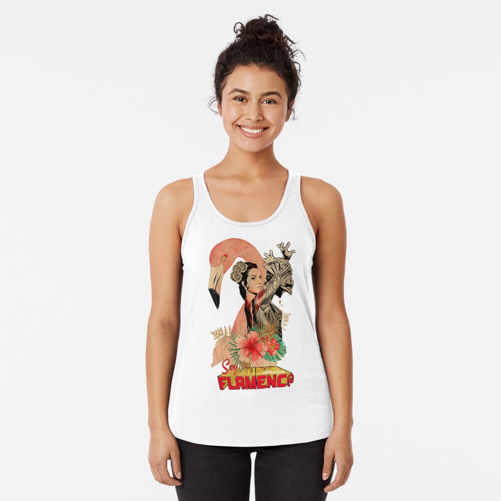Vista previa del artículo con la obra «Camiseta con espalda nadadora», diseñado y vendido por danimota.