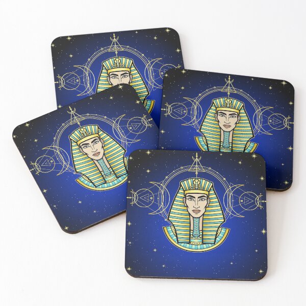 Item preview, Animation color portrait: Egyptian man pharaoh. designed and sold by YanaZvereva.