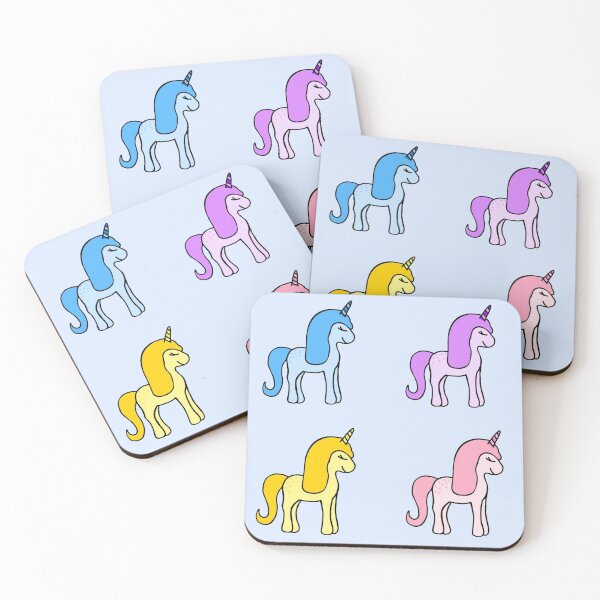 Item preview, Minimalistic Super Cute And Happy Colorful Baby Unicorn Pattern Pack designed and sold by Barolina.