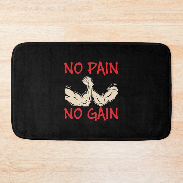 Item preview, No pain no gain - Crazy gains - Nothing beats the feeling of power that weightlifting, powerlifting and strength training it gives us! A beautiful vintage design representing body positivity! designed and sold by crazycollective.