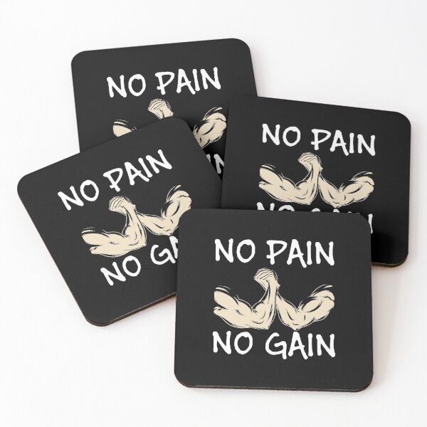Item preview, No pain no gain - Crazy gains - Nothing beats the feeling of power that weightlifting, powerlifting and strength training it gives us! A beautiful vintage design representing body positivity! designed and sold by crazycollective.