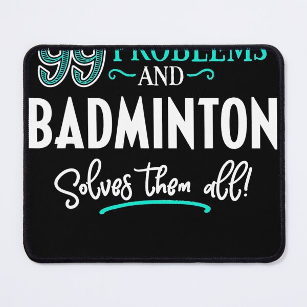 Item preview, Badminton  Gift  Badminton Solves Them All  designed and sold by kylinecatrionae.