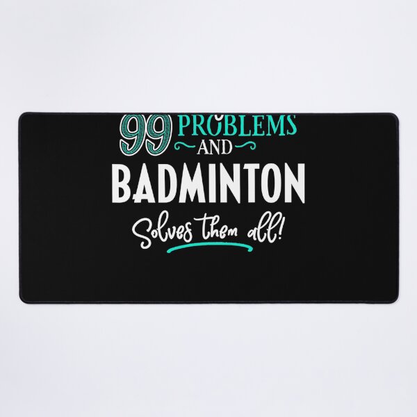 Item preview, Badminton  Gift  Badminton Solves Them All  designed and sold by kylinecatrionae.