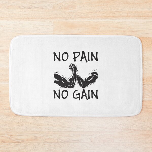 Item preview, No pain no gain - Crazy gains - Nothing beats the feeling of power that weightlifting, powerlifting and strength training it gives us! A beautiful vintage design representing body positivity! designed and sold by crazycollective.