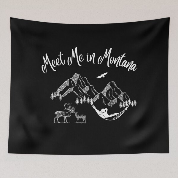 Item preview, Meet me in Montana (white) designed and sold by NextStopMT.