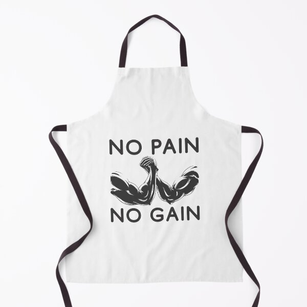 Item preview, No pain no gain - Crazy gains - Nothing beats the feeling of power that weightlifting, powerlifting and strength training it gives us! A beautiful vintage design representing body positivity! designed and sold by crazycollective.