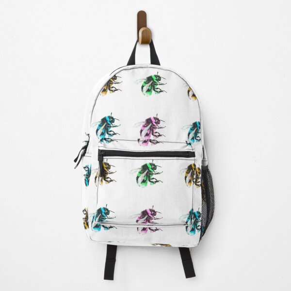 Item preview, Colorful Bumblebees Pattern designed and sold by techno-mantis.