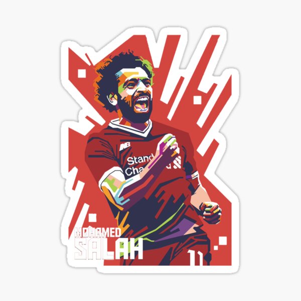 Mohamed Salah 2021 Jersey Sticker for Sale by Zgjimi17