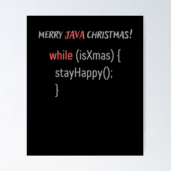 Item preview, Merry JAVA Christmas designed and sold by Viktory Design.