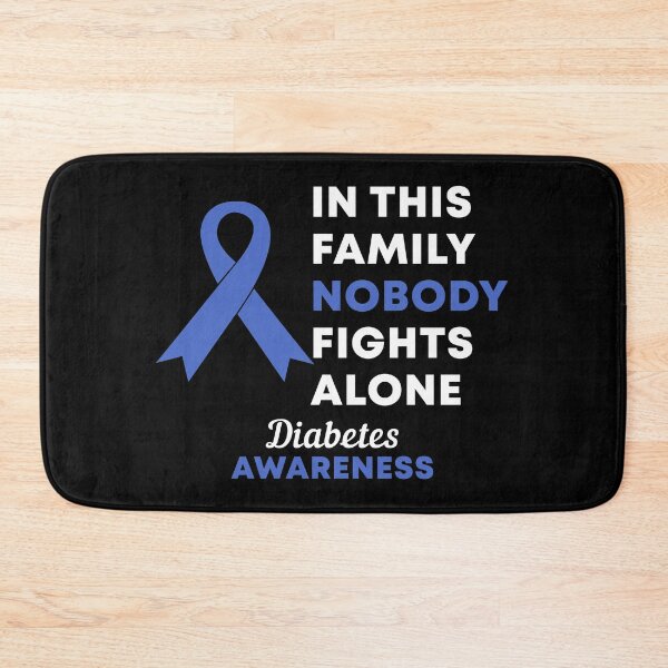 Item preview, In This Family Nobody Fights Alone Diabetes Awareness designed and sold by Color-Sparkle.
