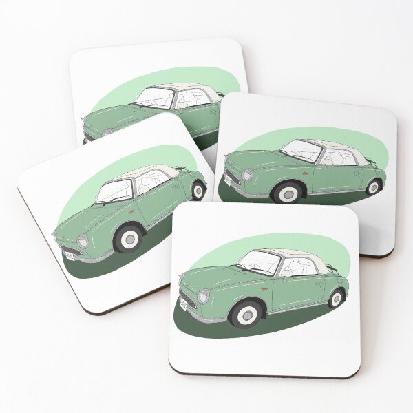 Item preview, Nissan Figaro - Emerald Green designed and sold by ThatsSoEadie.