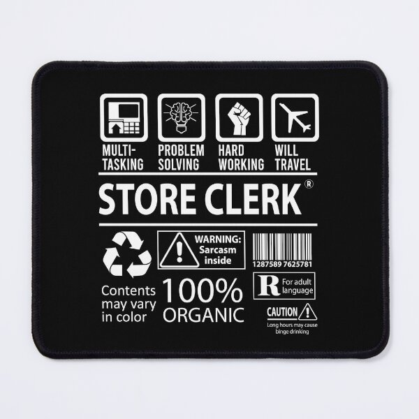 Item preview, Store Clerk T Shirt - MultiTasking Certified Job Gift Item Tee designed and sold by killingworthhi.
