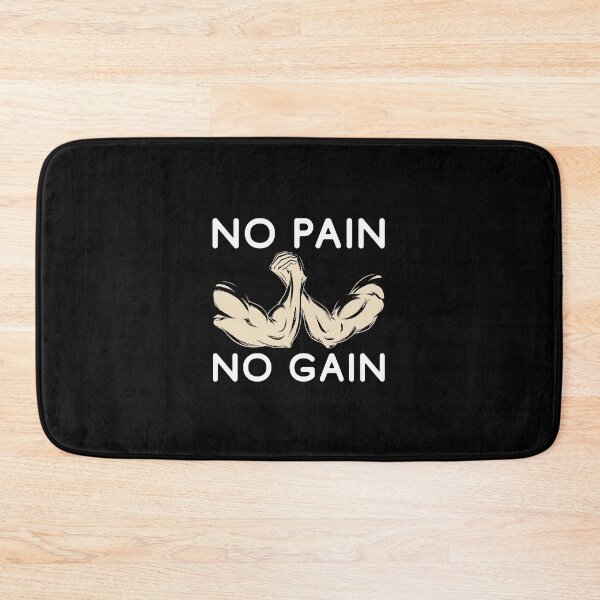 Item preview, No pain no gain - Crazy gains - Nothing beats the feeling of power that weightlifting, powerlifting and strength training it gives us! A beautiful vintage design representing body positivity! designed and sold by crazycollective.