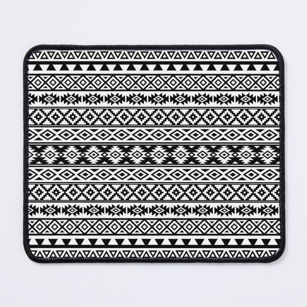 Item preview, Aztec Stylized Pattern Black & White designed and sold by NataliePaskell.