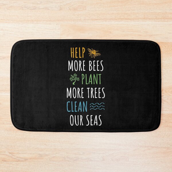 Item preview, Help More Bees Plant More Trees Clean Our Seas designed and sold by cimibaka25.