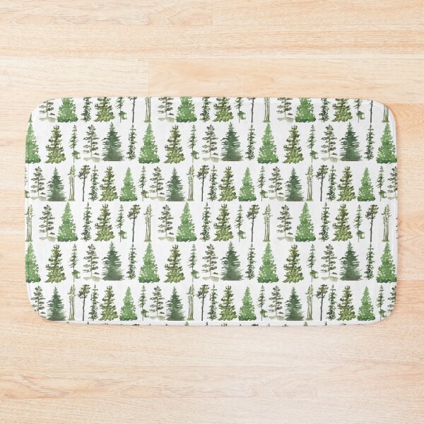Item preview, Green Pine Trees Forest designed and sold by shabzdesigns.