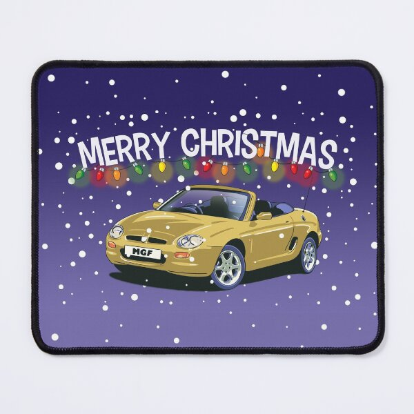 Item preview,  Sienna Gold MG F Car Christmas Greeting Card designed and sold by Webazoot Industries - Car Art.