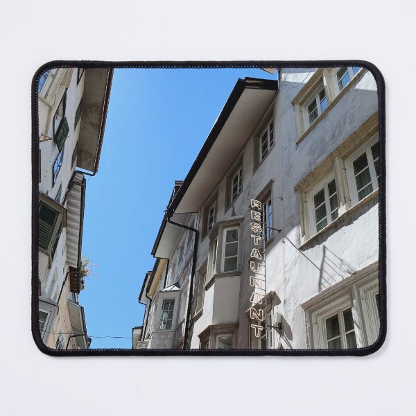 Item preview, Wall of houses in Italy with neon sign designed and sold by TheNordicDesign.
