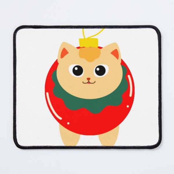 Item preview, Cute Happy Cat Christmas Ornament designed and sold by TeamManja.