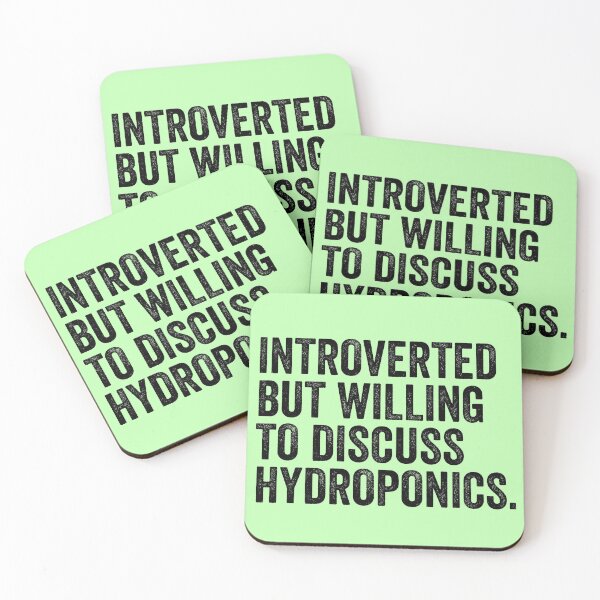 Item preview, Introverted But Willing To Discuss Hydroponics designed and sold by kamrankhan.