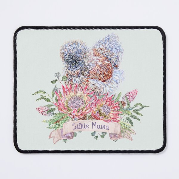 Item preview, Silkie Chicken Mama with Festive Flora designed and sold by becca-boyce.