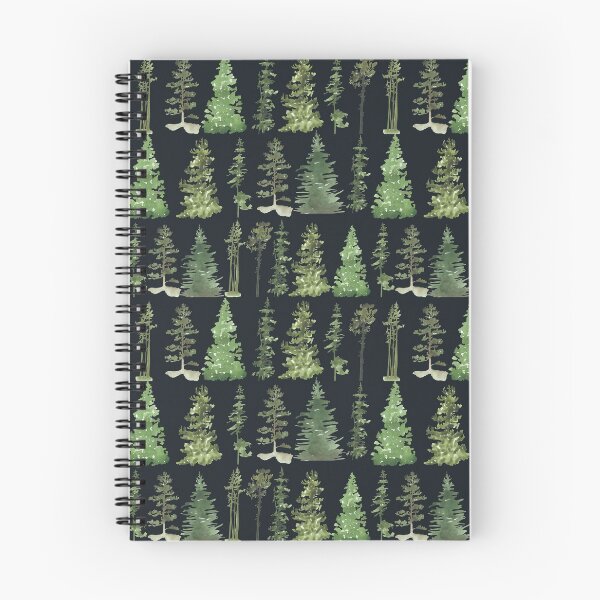 Item preview, Black and Green Pine Trees Forest designed and sold by shabzdesigns.
