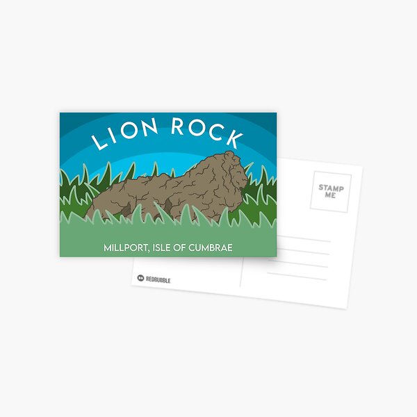 Item preview, Lion Rock, Millport designed and sold by lunajane.