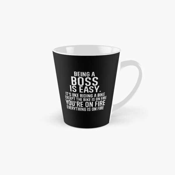 Being A Boss Is Easy Funny Gag Gift Ideas for Bosses at The Office Male  Female Work Boss Lady Gifts for Men Women Employee Coworkers Staff  Entrepreneur Business Owner Friends Coffee Mug 