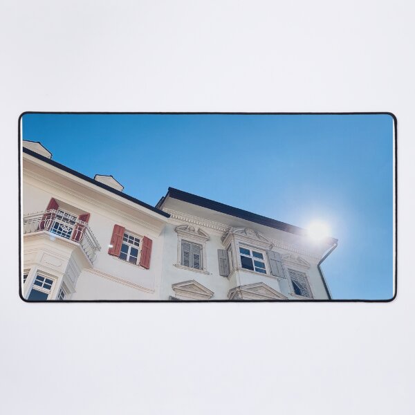 Item preview, Wall of houses in Italy with red windows designed and sold by TheNordicDesign.