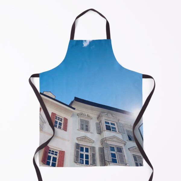 Item preview, Wall of houses in Italy with red windows designed and sold by TheNordicDesign.