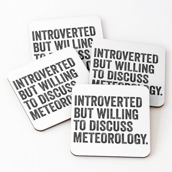 Item preview, Introverted But Willing To Discuss Meteorology designed and sold by kamrankhan.