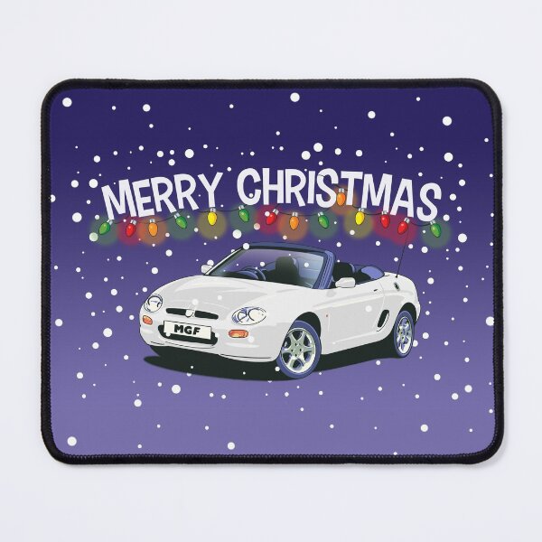 Item preview, White MGF Car Christmas Card designed and sold by Webazoot Industries - Car Art.